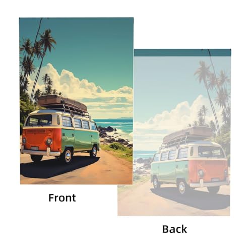 Summer Road Trip Backdrop Background for Photography 5x7ft Photobooth Professional Photo Backdrop Curtains Video Photography Studio Photo Backgrounds Banner Booth Background Screen Parties - color: Summer Road Trip