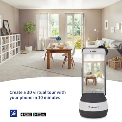 360 Camera 3D Virtual Tour Real Estate Kit - Gear Includes: Tripod, Digital Camera Rotator, Fisheye Cam Lens (Asteroom Phone Case Not Included, Purchased Separately on Amazon)