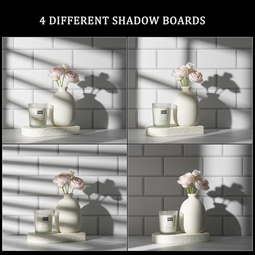 Product Photography Backdrops with Shadow Boards, 23x35in 10 Pcs 20 Patterns Photo Backdrop Board for Tabletop Small Shooting, Background for Photos, Metlakat