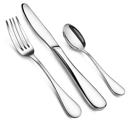Artaste 59380 Rain 18/10 Stainless Steel Flatware 36-Piece set, Service of 12 - color: Silver