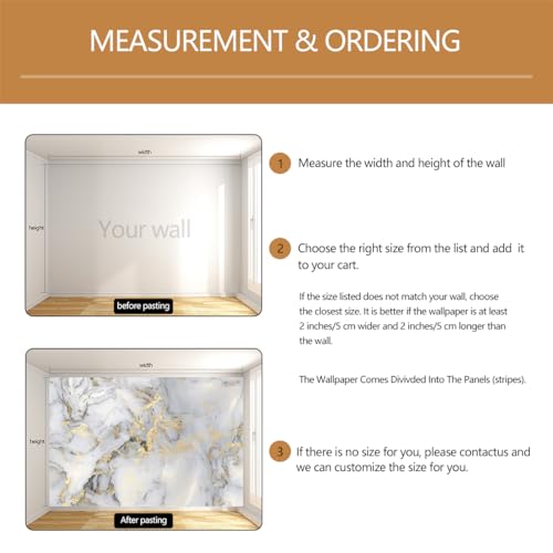 Abstract Marble Wallpaper Gold Art Textured Wall Mural Office Living Room（Not Peel and Stick） - color: Cybh-927, size: 160" x 106"