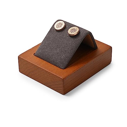 Jewelry Tray Solid Wood Earrings Display Stand for Photograph Jewelry Display Tray - color: WSM02102