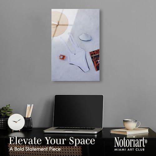 Beach Day Flat Lay Acrylic Print Fashion Photography by Notoriart, Ready to Hang, 16 x 24 - size: 24"L x 16"W