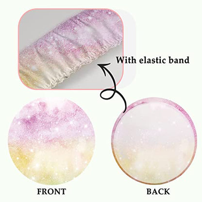 5x5ft Gender Reveal Round Backdrop Pink or Blue Boy or Girl Marble Texture Photography Background Circle Backdrop Cover Baby Shower Party Decoration Banner Photo Shoot Studio Props - size: 5x5ft-Diameter