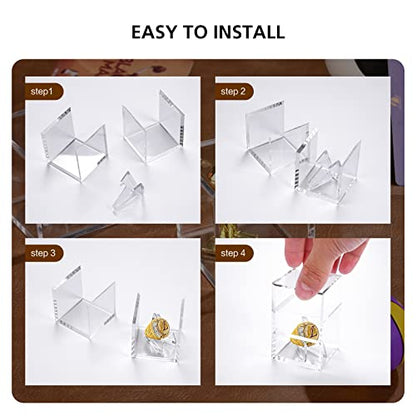 Championship Ring Display Case, Acrylic Display Box and Holder for Super Bowl, Championship, and Baseball Rings, for Collectors and Enthusiasts, 1pc