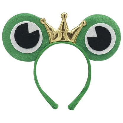 Crowns Hairbands For Photo Studio Halloween Eye-catching Props For Easter Adorkable Party Daily Wear - color: Frog Yellow Crown Y