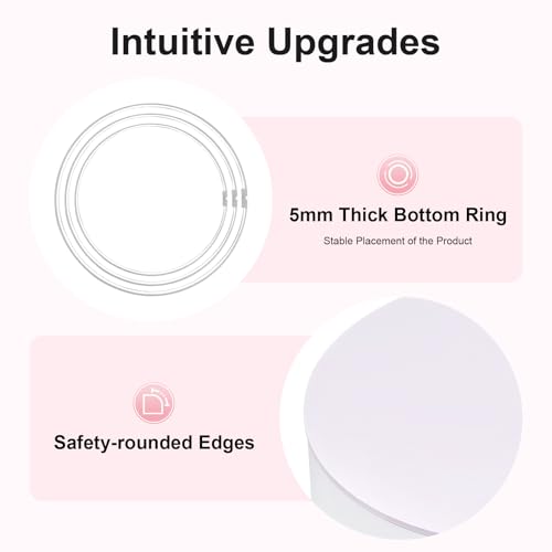 3PCS Round PVC Pedestal Stands, White Dessert Table Display Pillars, Wedding Party Art Decor Display Column for Patios, Corridors and Entrances (23.6-35.4in Round) - size: 23.6-35.4in Round