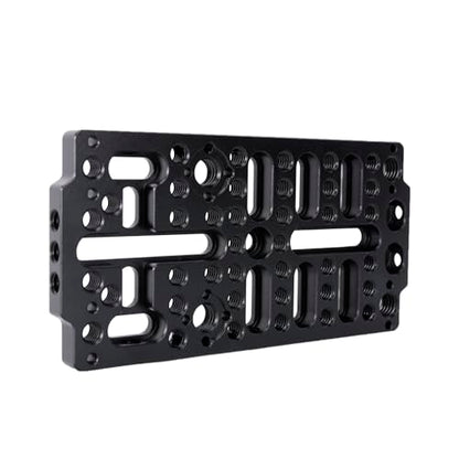 NICEYRIG Universal Cheese Plate Cinema Camera Mounting Cheeseplate Applicable for Sony FX3/FX30, BMPCC 6K Pro, URSA Mini, DSLR Cage Rig [Version 3] - 578