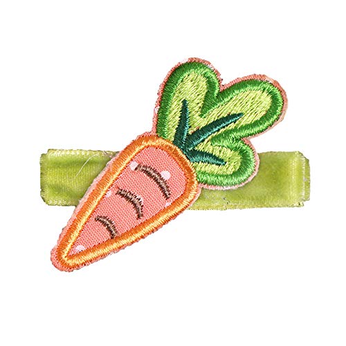 Baby Girls Carrot Hair Clips Pin Easter Bunny HairClips Carrot Hair Barrettes Pin JHE27 (4 Pcs Set) - color: 4 Pcs Set