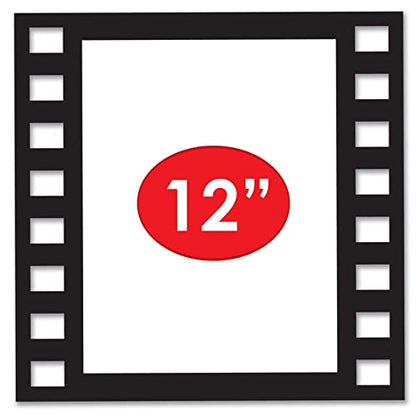 Beistle Black 5 Piece Filmstrip Photo Fun Frames, 12"