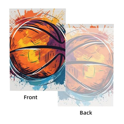 Basketball Colorful Sketch Enjoyment Backdrop Background for Photography 5x7ft Photobooth Professional Photo Backdrop Curtains Video Photography Studio Photo Backgrounds Banner BoothScreen Parties - color: Basketball Colorful Sketch Enjoyment