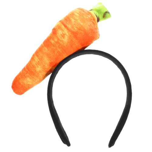 Cabilock Easter Carrot Headband Hair Ornament Cute Vegetable Hair Accessory for Party Dress Up Cosplay and Easter Celebrations Women and Girls