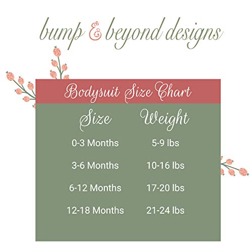Bump and Beyond Designs Surprise Pregnancy Announcement Grandparents Newborn Bodysuit - color: White, size: 0-3 Months