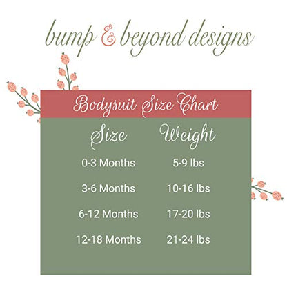 Bump and Beyond Designs Surprise Pregnancy Announcement Grandparents Newborn Bodysuit - color: White, size: 3-6 Months