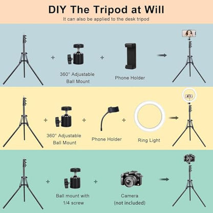 12'' Ring Light with Stand 75'' Tall & Phone Holder, 100+ Color Modes Selfie Light with Tripod Stand, Big LED Circle Lights for iPhone/Android/Camera/YouTube/Makeup/Live Stream/TikTok/Video - size: 12 inch - 29 RGB Lighting Modes