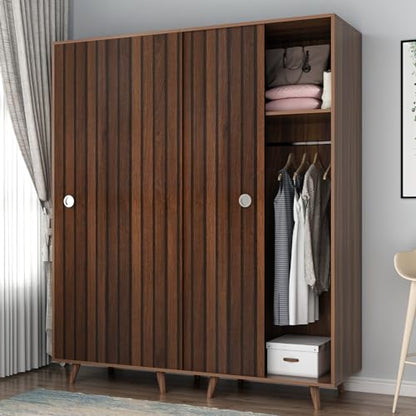 LACHEERY 15.8"x276" Brown Slat Wood Peel and Stick Wallpaper Dark Wood Panel Wallpaper Removable Self Adhesive Wooden Slats Wallpaper Wood Contact Paper for Bedroom Living Room Walls Waterproof Vinyl - color: Dark Brown, size: 15.8" x 276"