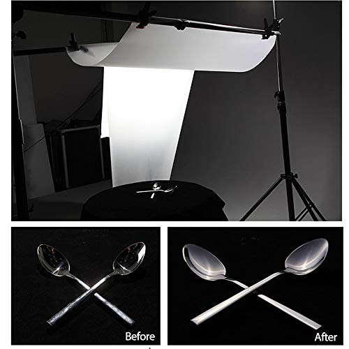 Diffusion Film Filter Sheet 6 Packs Kit 15.7x19.6inches/ 40x50cm Lighting Gel Diffuser Roll Photography Video for Led Flash Strobe Light