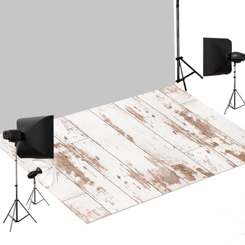 Kate Wood Texture Floor Mat Backdrop Photography Flooring Mats Rubber Floor Mat for Professional Photographers Studio Props 5x4ft - color: Brown Wood 2, size: 5x4ft