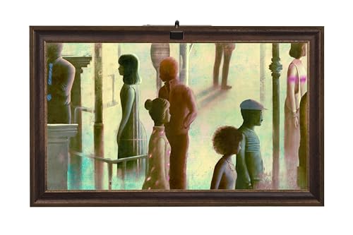 Situ Lighting: Cordless and Rechargeable LED Art and Picture Light - Rechargeable Micro Series - 3000K - USA Made - color: Oil-Rubbed Bronze, size: 2 Light (Artwork up to 36"Wx30"T or 24"Wx48"T)