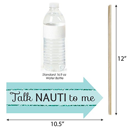 Big Dot of Happiness Funny Trading The Tail for A Veil - Mermaid Bachelorette Party or Bridal Shower Photo Booth Props Kit - 10 Piece - color: Mermaid