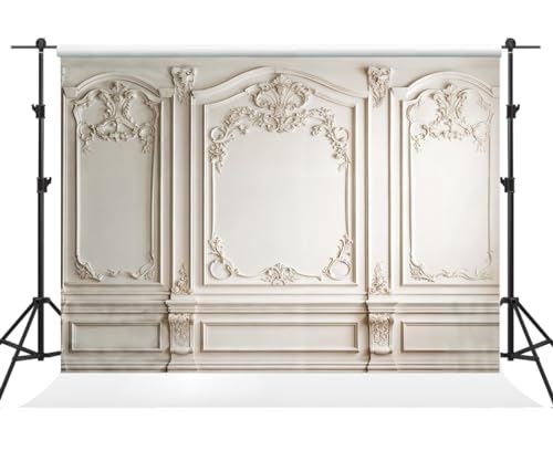Kate 10×8ft Retro Indoor Backdrop Photography European Style Gypsum Pattern Background Classic Portrait Background Photography Studio Props Picture Video - size: 10×8ft