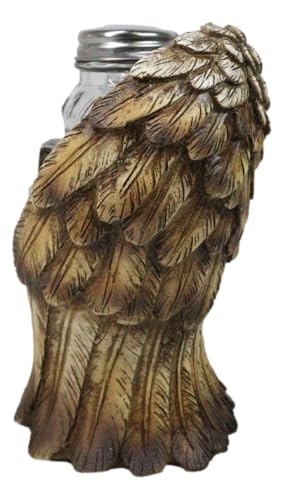 Ebros Gift Decorative Holy Cross Children Are A Gift From The Lord Psalms 127:3 Angel Wings Salt And Pepper Shakers Holder Set in Spiritual Religious Christian Decor Sculpture Kitchen Dining Accent