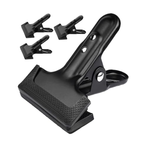 DOITOOL 4pcs Backdrop Clip Heavy Duty Photography Background Fixing Clamps for Securely Holding Various Backgrounds for Studios and Events