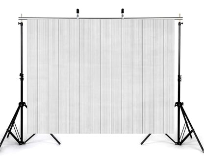 7x5ft Light Gray Vertical Slatted Wood Backdrop Neutral Texture Photography Background for Flat Lay Photos and Event Backdrop Decorations Tapestry Photo Booth Props - size: 7x5ft