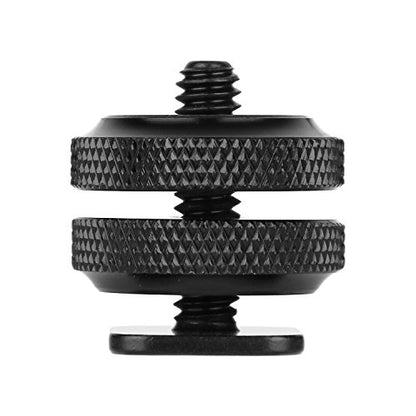 ChromLives Camera Hot Shoe Mount Hot Shoe Adapter Hot Shoe Connector w/ 1/4 inches 20 Tripod Screw Flash Shoe Mount Monitor Bracket (4 Pack) - color: hot shoe mount