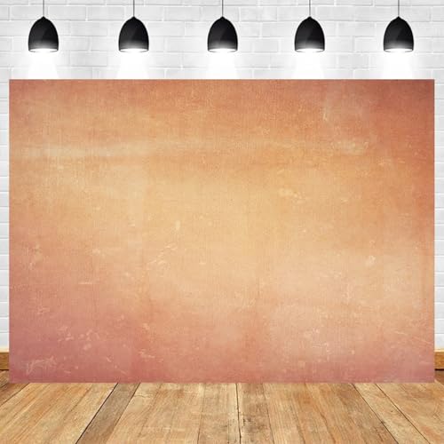 5x3ft Vintage Terracotta Texture Backdrop for Photography Warm Peach Orange Abstract Background for Photoshoot Portrait Product Wedding Boho Aesthetic Banner for Studio and Home Use - color: color 14, size: 5x3ft