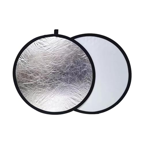 2 in 1 Light Reflector Light Board Folding Photography Reflector for Food Photograph Photography Lighting Still Life, 80cm - size: 80cm