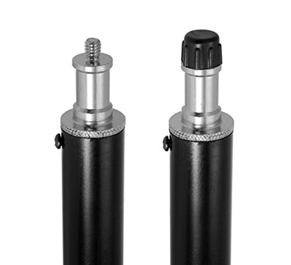 NEEWER PRO 9feet/260cm Spring Loaded Heavy Duty Photography Photo Studio Light Stands with 1/4" Screw & 5/8 Stud for Video, Portrait and Photography Lighting (2 Packs) - style: 260cm/2-Pack