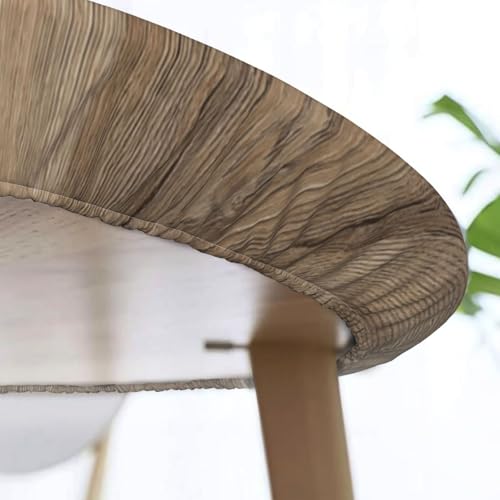 Wood Texture Background Oval Fitted Tablecloth with Elastic Edge Washable Table Cover Cloth Indoor Outdoor Tables Protector, Fits 48"x80" Oval TablesStyle 129 - color: Wood Texture -12, size: 80" x 48" (Oval)