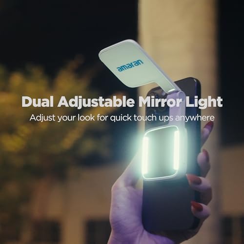 amaran Go Bi-Color Ultra Compact Mini Phone Light, Charcoal - color: Charcoal