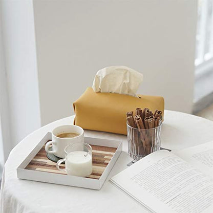 Tray Creative Minimalist Style Storage Tray Food and Beverage Tray Photo Props Tray Handmade Wood Grain Stitching Tray Storage Tray