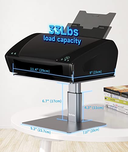 BoYata Monitor Stand, Adjustable Monitor Riser Metal Computer Stand Compatible with TV, PC, Laptop, Computer, iMac, and All Screen Display-Space Grey - color: Space Grey