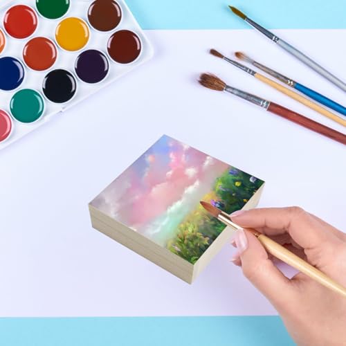 4 Pcs Solid Wood Carving Blocks, 4x4x1 Inch Unfinished Whittling Blocks for Crafts, Wooden Art Block for Crafts DIY Projects Classes Photo Blocks Painting Wall Decorations - size: 4x4x1 Inch