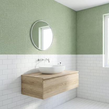 WADILE Grasscloth Peel and Stick Wallpaper 15.7in x 78.7in, Textured Contact Paper for Cabinets, Faux Linen Wall Paper Pull and Stick, Fabric Vinyl Wallpaper Self Adhesive Light Green - color: Light Green, size: 15.7" x 78.7"