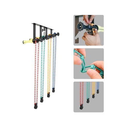 Photography Backdrop Roller Support System, 4 Rollers, Wall/Celing/Light Stand Backdrop Mount, Background Support