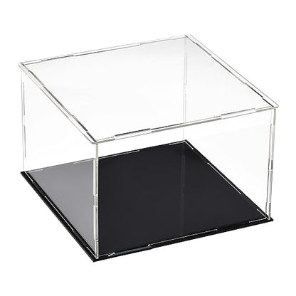 uxcell Acrylic Clear Display Case Box Dustproof Protection Showcase Cube Collectibles Show Box 5.9x5.9x3.9inch - size: 5.9x5.9x3.9 inch