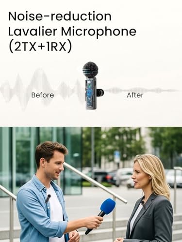 USKEYVISION Vlogging Kit for iPhone&Android w/Fill Light,Remote&Wireless Microphones,YouTube Starter Kit Content Creator Essentials,Auto Face Tracking Camera Mount Tripod for TikTok Video Recording - style: Vlogging Kit-B