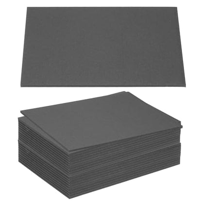 PATIKIL 7x5x0.12" Chipboard Sheets, 20Pcs 120PT Thick Book Board Binders Board Sturdy Bookbinding Supplies for Book Binding Cover, Black - color: Black, size: 7x5x0.12"