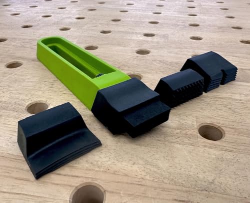 BOW Products Low Profile Clamping Kit - For Use on CNC Machines, MFT Tables, Dog Tables, T-Track Tables and Work Benches - Includes Hold Down Clamps, Fences, Interchangeable Tips and Hardware