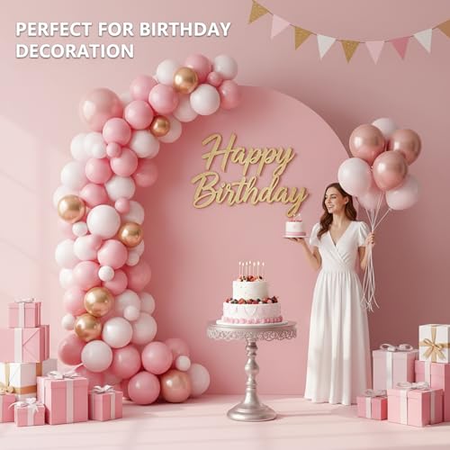 Double Sided 7.2FT Pink Arch Backdrop Cover Spandex Fitted Stretchy Arch Covers for Wedding Birthday Party Bridal Baby Shower Ceremony - color: Pink, size: 7.2FT