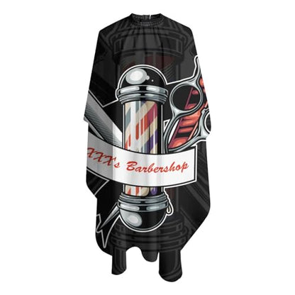 Custom Barber Cape, Personalized Haircut Salon Cape for Men - color: S-barber2