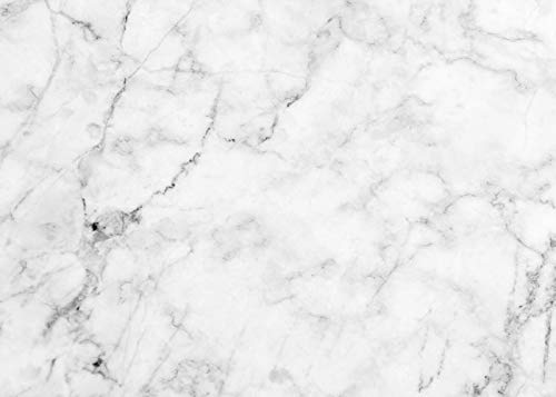 EOA 5(W) x3(H) FT Marble Texture Backdrop White Gray Marble Nature Stone Color Photography Background Food Jewelry Cosmetics Makeup Photographer Professional Photo Shoot Studio Prop