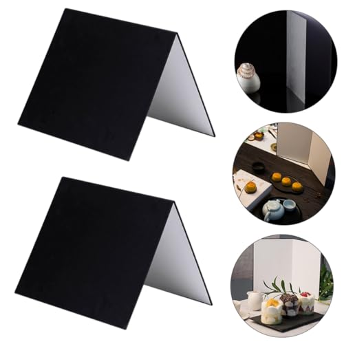 DOITOOL 2pcs A4 Foldable Photography Reflective Board Cardboard, Light Reflectors for Photography and Food Still Life, Portable Photo Reflector Accessories for Studio Photoshoot