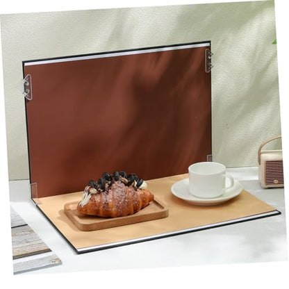 Uonlytech Photo Backdrop Board Set for Product Photography, 15pcs Small Flat Lay Backgrounds with Marble Cement Wood Patterns, Photography Accessories Kit with Carry Bag and Clips for Food