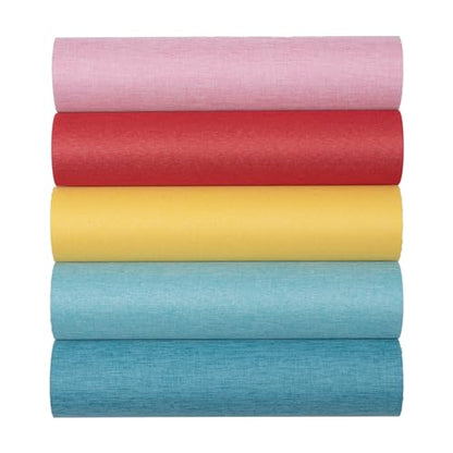 10pcs Book Cloth,14”x10”,Fabric Surface and Paper Backed for Book Binding Fabric,5 Colors Bookbinding Cloth for DIY Book Cover,Bookbinding Paper (Style C) - color: C