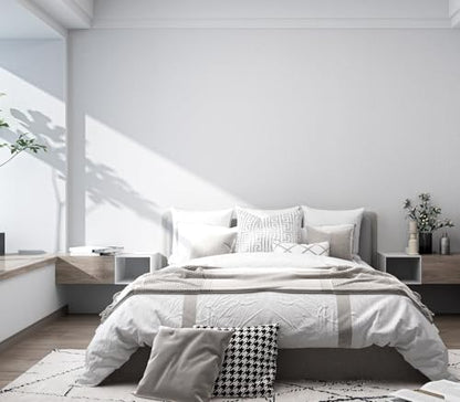 White Grasscloth Wallpaper Peel and Stick Fabric Linen Textured 24"x394" Classic Faux Grassweave Upgraded Thick Self-Adhesive Neutral Contact Paper Vinyl Film Liner Roll for Home Use - color: White, size: 23.6" x 393"